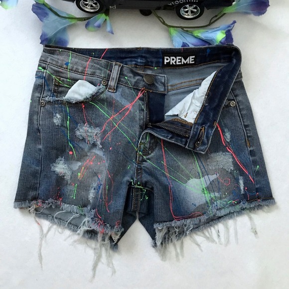 Preme NWOT Shorts for Juniors/Women Size 3/26 - Picture 3 of 5